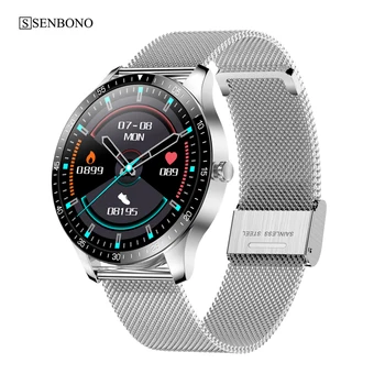 SENBONO S80 Vyrų Smart Žiūrėti Fitness Tracker Širdies ritmo Miego daugiafunkcinė Sporto IP67 atsparus Vandeniui 2020 Smartwatch 