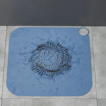 Silikono stabdžių antiblokavimo grindų drenažo kilimėlis filtras ju anti-plaukų stabdžių antiblokavimo tualeto kanalizacijos dezodorantas vonios kambario grindų padengti nutekėjimo