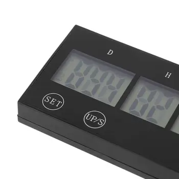 Skaitmeninis Laikmatis Atbulinis 999 Dienų Laikrodis LCD Įvykio Priminimą, Atgalinės atskaitos Laiką Laikrodis