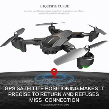 Smart XS812 GPS 5G WiFi FPV Su 4K FHD vaizdo Kamera 18mins Skrydžio Laikas, Sulankstomas RC Drone Quadcopter RTF Vaikų Gimimo Dovana