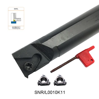 SNR0010K11 SNL0010K11 Cnc Putoja Įrankis vidinių sriegių sriegimo įrankiai Tekinimo Įrankio Laikiklis mašina Reikmenys 11IR
