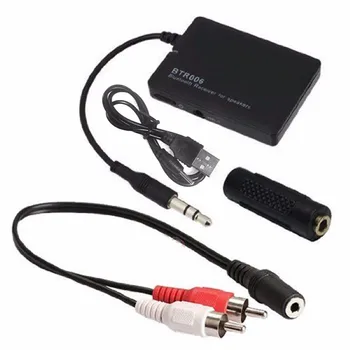 SOONHUA Portable Bluetooth V4.0 EDR Imtuvas Su ĮSA Chipset Stereo Muzikos Garso Belaidžio ryšio Adapteris Universali 3.5 mm Garsiakalbis
