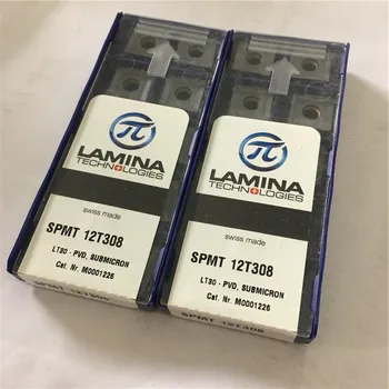 SPMT12T308 30 Originalus LAMINA karbido įterpti su geriausios kokybės 10vnt/lot nemokamas pristatymas