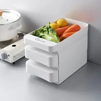 Stalčių Tipo, Kiaušinio Indą Vienu Sluoksniu Virtuvės Maisto Maisto Langelį Stovo Plastiko Šaldytuvas Išsaugojimo Dėžės