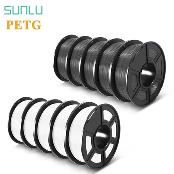SUNLU PETG Gijų 1.75 mm 3D Spausdintuvą, PETG Plastiko 3D Kaitinimo 10rolls/set Matmenų Tikslumas +/-0.02 mm