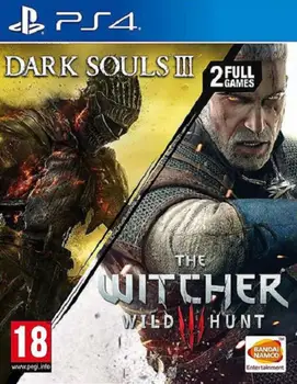 Tamsoje Sielas III + The Witcher 3 Laukinių Medžioti Rengimo Ps4 vaizdo žaidimai Namco veiksmų amžius 18 +