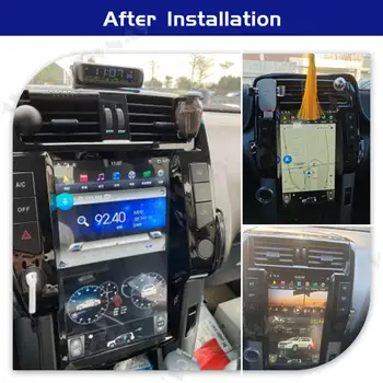 Tesla Ekranas Android 9.0 Automobilio Multimedijos Grotuvo Toyota Land Cruiser 150 Prado 2010-2017 GPS Navigacija Radijo stereo galvos vienetas