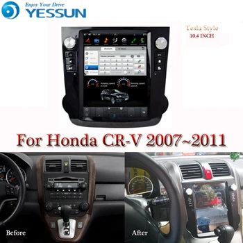 Tesla ekrano Honda CR-V CRV 2007 2008 2009 2010 2011 Automobilį 