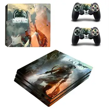 The Elder Scrolls V Skyrim PS4 Pro Lipdukas Play station 4 Odos Lipdukas, Decal PlayStation 4 PS4 Pro Konsolės & Valdytojas Odos