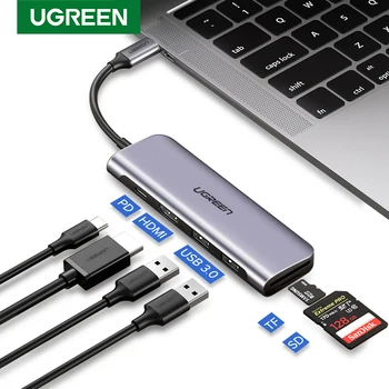 Ugreen USB C Hub HDMI suderinamus C Tipo USB 3.0 HUB Adapteris Keitiklis 