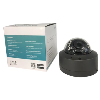 UniLook 8MP POE Dome IP Kameros 2,8 mm Pastatytas Mikrofonas Hikvision ONVIF Suderinamas Lauko Saugumo Naktinio Matymo IR30m H. 265