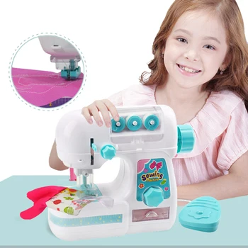 Vaikai Modeliavimas Siuvimo Mašina Žaislo Mini Baldų Žaislas Mokymosi Dizainas, Drabužių, Žaislų, Kūrybinės Dovanos Mergaitė Vaikams