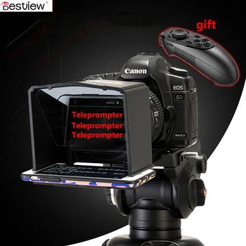 View Išmanųjį telefoną Teleprompter Canon Nikon Sony Kamera, Foto Studija DSLR 