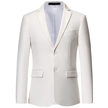 Vyriški high-end pasirinktinių verslo Slim europos sąjungos oficialusis klasikinis švarkas / multi-color Plus size vyrų kostiumas striukė jaunikis vestuvių kostiumas striukė