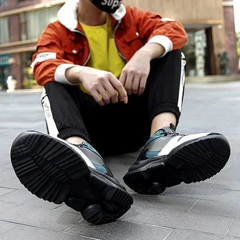 Vyriški laisvalaikio bateliai vyriški butas batai kvėpuojantis sportiniai bateliai, lauko bėgimo bateliai Zapatos Hombre Vestir pagalvėle ašmenys batai