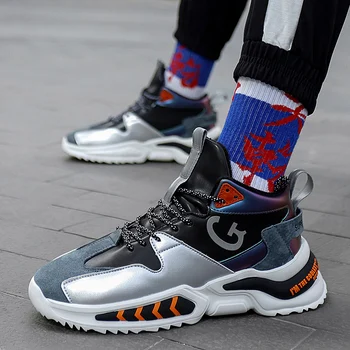 Vyriški laisvalaikio bateliai vyriški butas batai kvėpuojantis sportiniai bateliai, lauko bėgimo bateliai Zapatos Hombre Vestir pagalvėle ašmenys batai