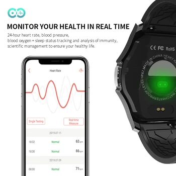 Wearpai TW6 1.28 colių Smart Watch Vyrų jutiklinių Fitness Tracker Kraujo Spaudimas Smart Laikrodis Moterims Smartwatch Kūno Temperatūra