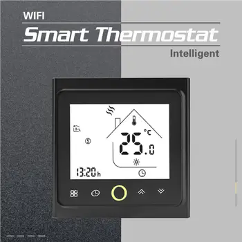 WiFi Smart Termostatas, Temperatūros Reguliatorius, Skirtas Grindų Šildymo Vandens/Dujų Katilas Gali Būti Naudojamas Su Alexa, Google Namų Balta Spalva