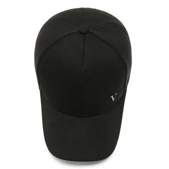 XdanqinX Žiemos Skrybėlę Vyrų Storas Šiltas Beisbolo kepuraitę Paprastas Atsitiktinis Sporto Kepurės Snapback Cap Reguliuojamas Vyrų Kaulų Tėtis Kalba Bžūp