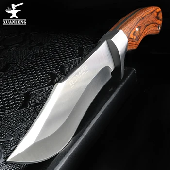 XUAN FENG Lauko kempingas medžioklės peilis K30 išgyvenimo peiliukas nešiojamų taktinis peilis EDC įrankis