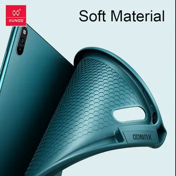 Xundd Tablet Atveju, Huawei MatePad 10.4 2020 Odinis dėklas Apsaugos Tablečių Padengti Pirštinės Smart Tri-fold Pieštukas Turėtojas Shell