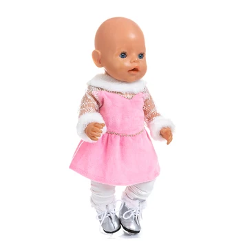 Čiuožimo Rinkinys Drabužiai Tinka gimęs kūdikis 43cm Lėlės Drabužiai Lėlės Priedai 17inch Baby Doll