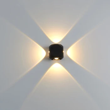 Šiaurės LED Siena Lempos, Lauko Vandeniui Sodas, Veranda, Sienos Šviesiai Eilėje Koridoriaus Sienos Lempos LED Aliuminio Sienos Sconce BL34