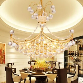 Šiuolaikinės aukso liustra turas kambarį lempos asmeninį valgomasis liustra restoranas lempos, miegamojo, laiptai, apšvietimas, šviestuvas,