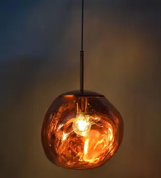 Šiuolaikinės kūrybos LED lava pakabukas lempa, restoranas, vaikų kambario kambarį lempos netaisyklingos formos stiklo kabo lempa