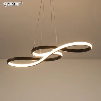 Šiuolaikinės Naujų Kūrybinių LED sieniniai šviestuvai Virtuvės aliuminio, silicio dioksidas pakabos kabo laidas lempa valgomasis kambarys lamparas colgantes