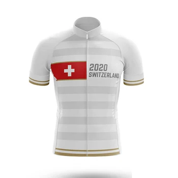 Šveicarija dviračių džersis 2020 MTB megztiniai trumpomis Rankovėmis Viršūnes Dviračių marškinėliai dviratį marškinėliai vyrams mayot ciclismo hombre