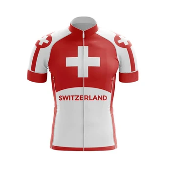 Šveicarija dviračių džersis 2020 MTB megztiniai trumpomis Rankovėmis Viršūnes Dviračių marškinėliai dviratį marškinėliai vyrams mayot ciclismo hombre