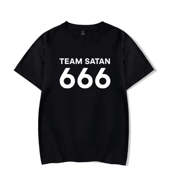 Šėtonas Mados Spausdinti marškinėliai Moterims/Vyrams Vasaros trumpomis Rankovėmis Marškinėlius Karšto Pardavimo Streetwear Tee Marškinėliai 2019 Naujas