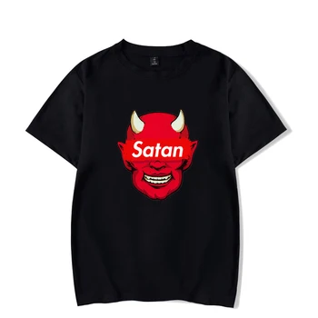 Šėtonas Mados Spausdinti marškinėliai Moterims/Vyrams Vasaros trumpomis Rankovėmis Marškinėlius Karšto Pardavimo Streetwear Tee Marškinėliai 2019 Naujas